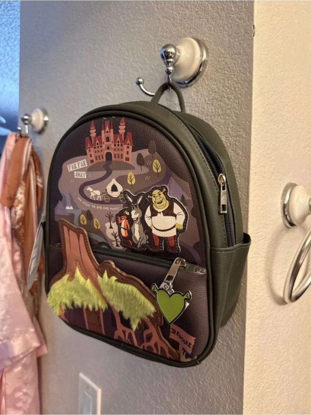 DreamWorks Shrek Mini Backpack - Green, Brown, Yellow